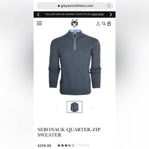 Greyson Sebonack Quarter-Zip
Swearerin Men’s Large